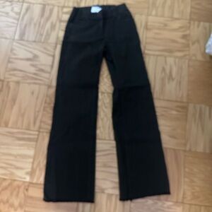 BEVY FLOG Black Boot Cut Flare Pants